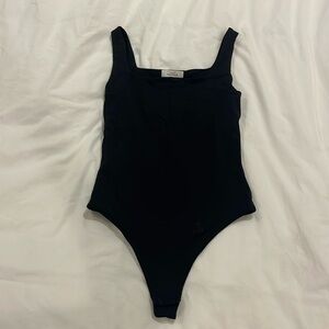 aritzia contour squareneck bodysuit (tall)